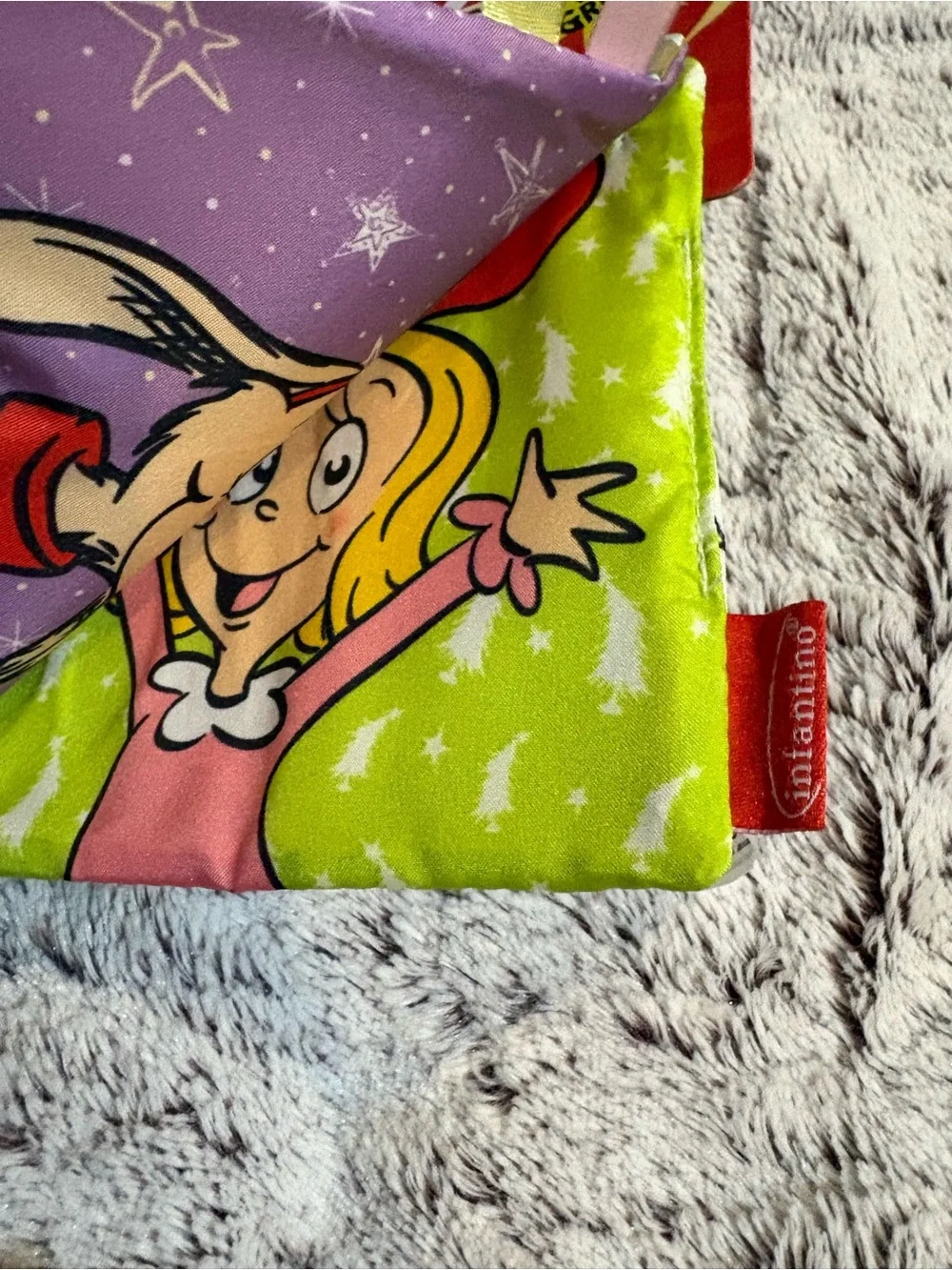 Infantino Merry Grinchmas Soft Baby Book -  NWT